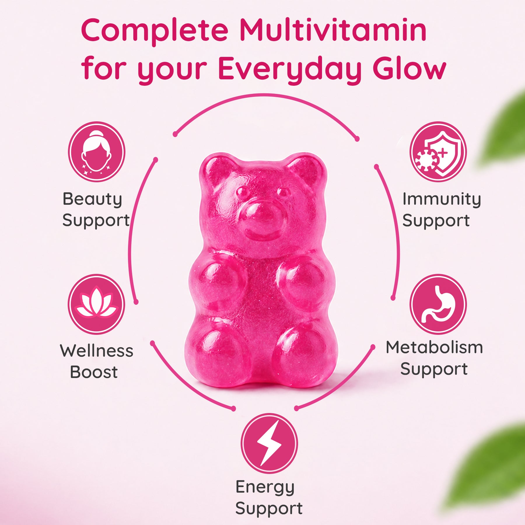 Buy 1 Get 1 Purna Good Morning Sunshine! Multivitamin Gummies - Strawberry Flavor | Complete Multivitamin for Beauty, Wellness & Metabolism | 30 Vegan Gummies