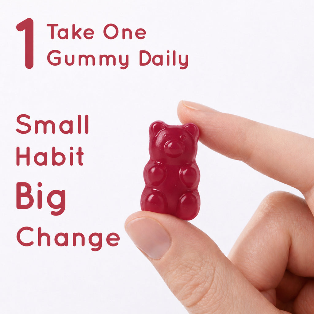 Buy 1 Get 1 Purna Hairway to Heaven Biotin Gummies - Cranberry Flavor | Hair, Skin & Nails Support | 30 Vegan Gummies