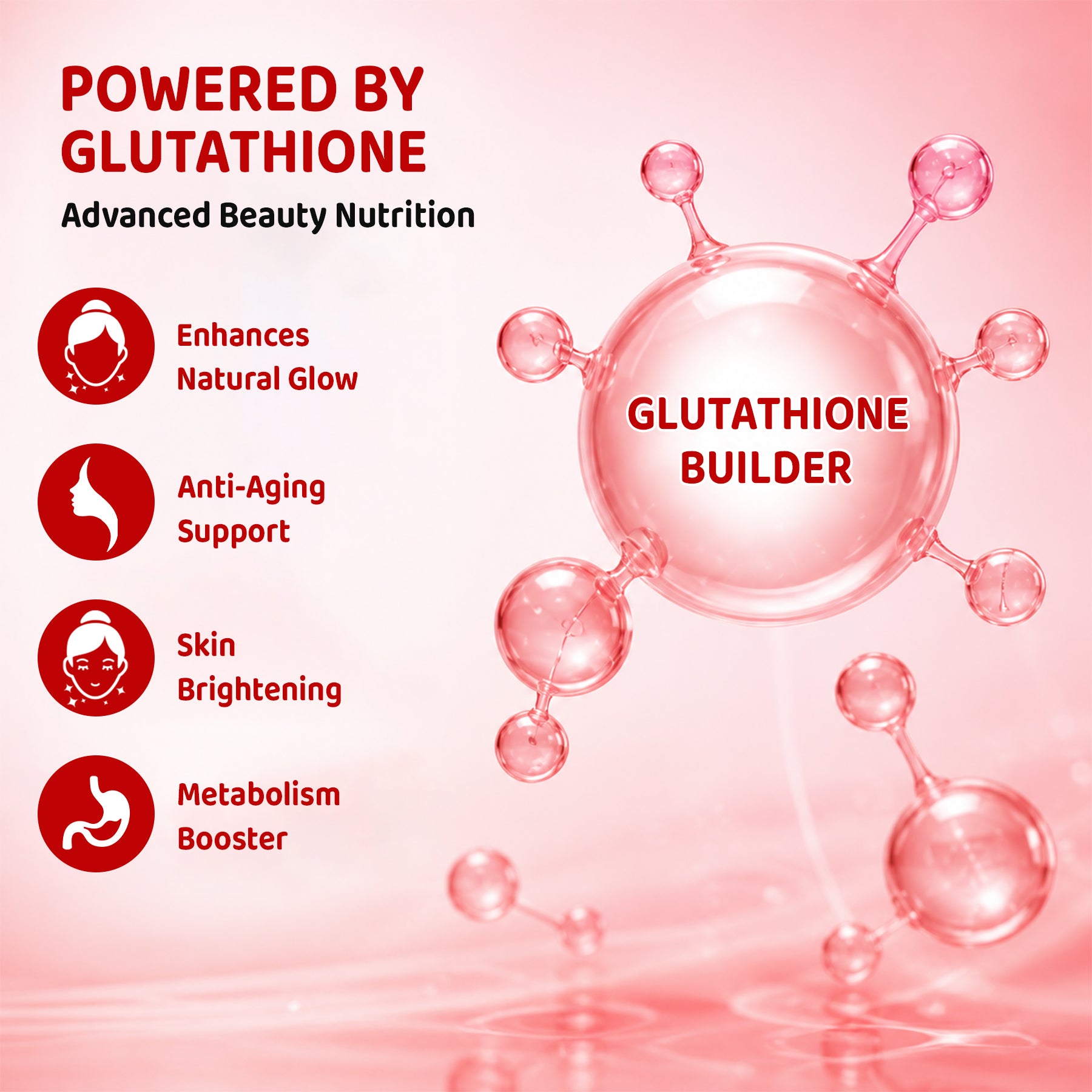 Buy 1 Get 1 Purna Pretty Woman Glutathione Gummies - Cola Flavor | Skin Whitening, Anti-Aging & Metabolism Support | 30 Vegan Gummies