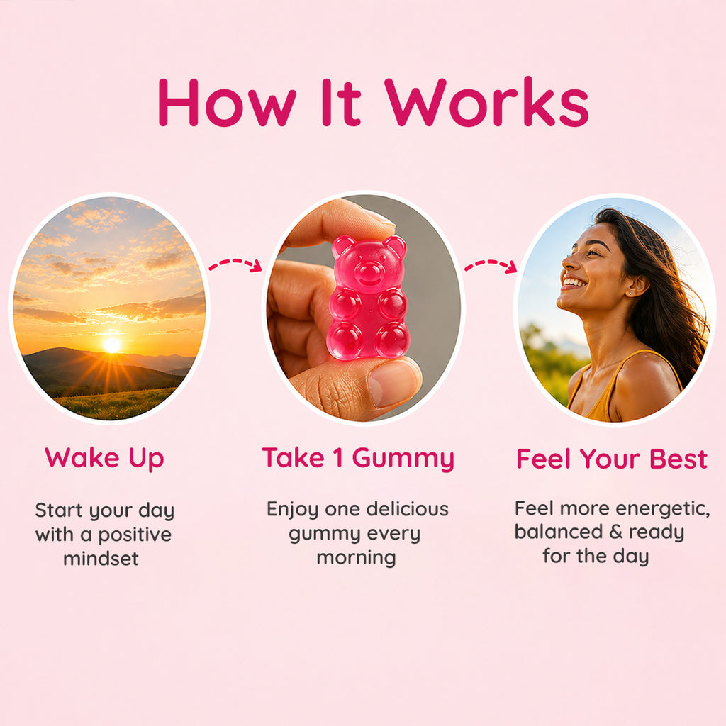 Buy 1 Get 1 Purna Good Morning Sunshine! Multivitamin Gummies - Strawberry Flavor | Complete Multivitamin for Beauty, Wellness & Metabolism | 30 Vegan Gummies