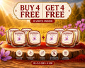 Buy4 Get4 Pure Kashmiri Saffron (Kesar)(0.5 gm each)-UP