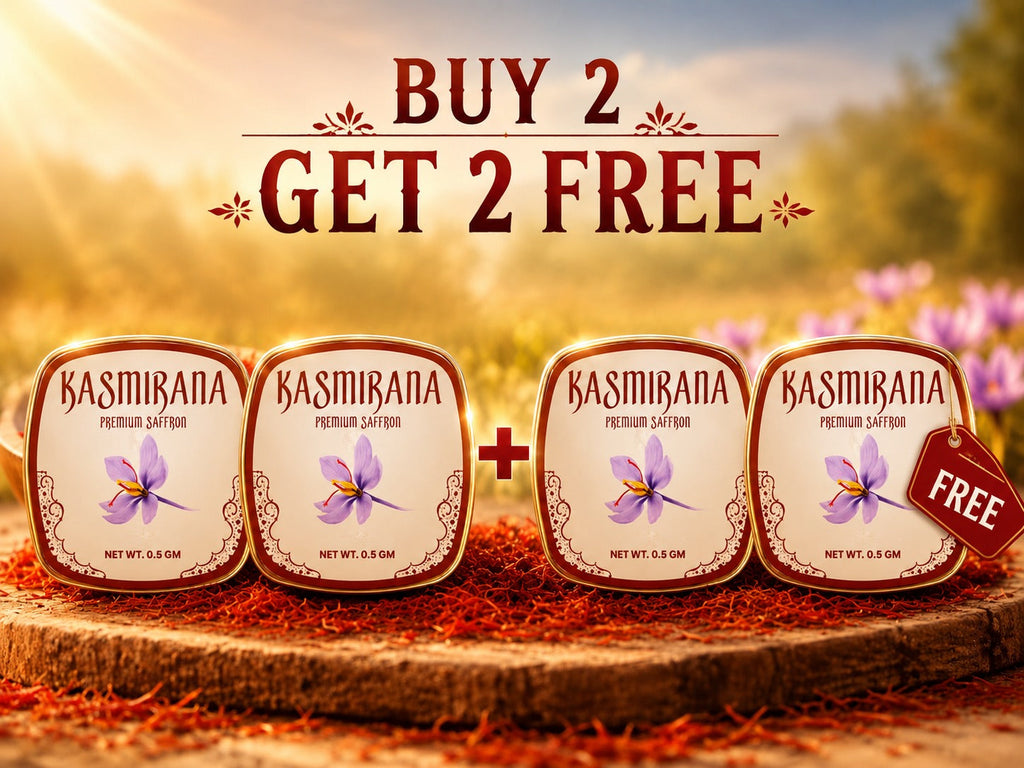 Buy2 Get2 Pure Kashmiri Saffron (Kesar)(0.5 gm each)-UP