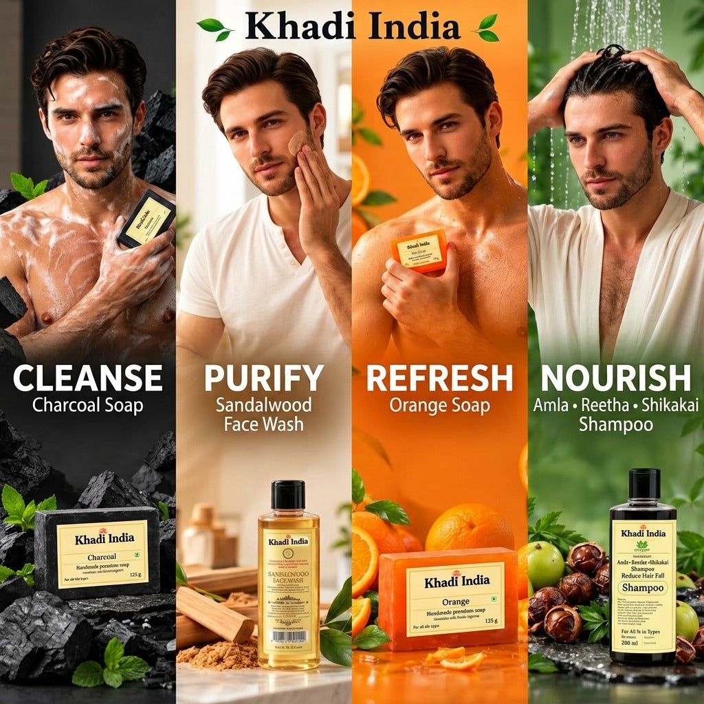 The Daily Herbal Ritual – 4-in-1 Complete Care Combo by Tridosha Herbal
