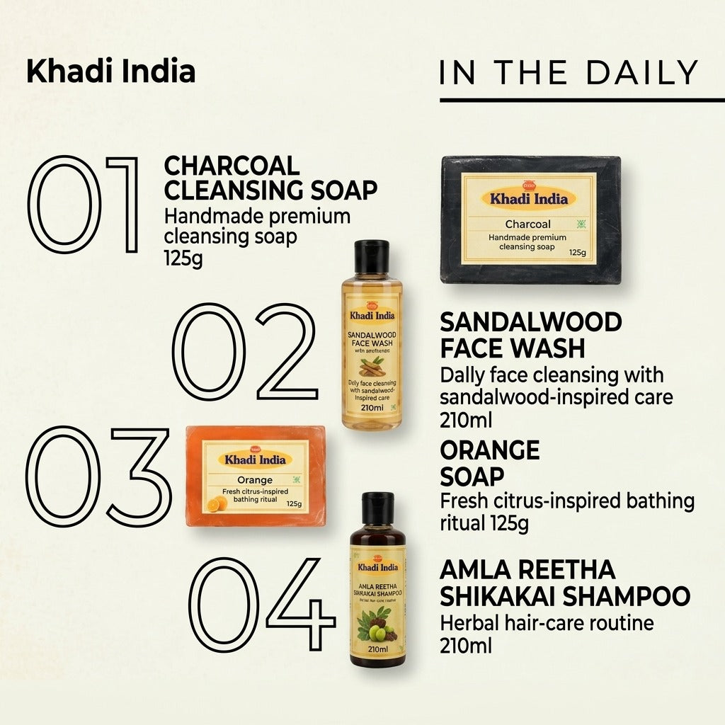 The Daily Herbal Ritual – 4-in-1 Complete Care Combo by Tridosha Herbal