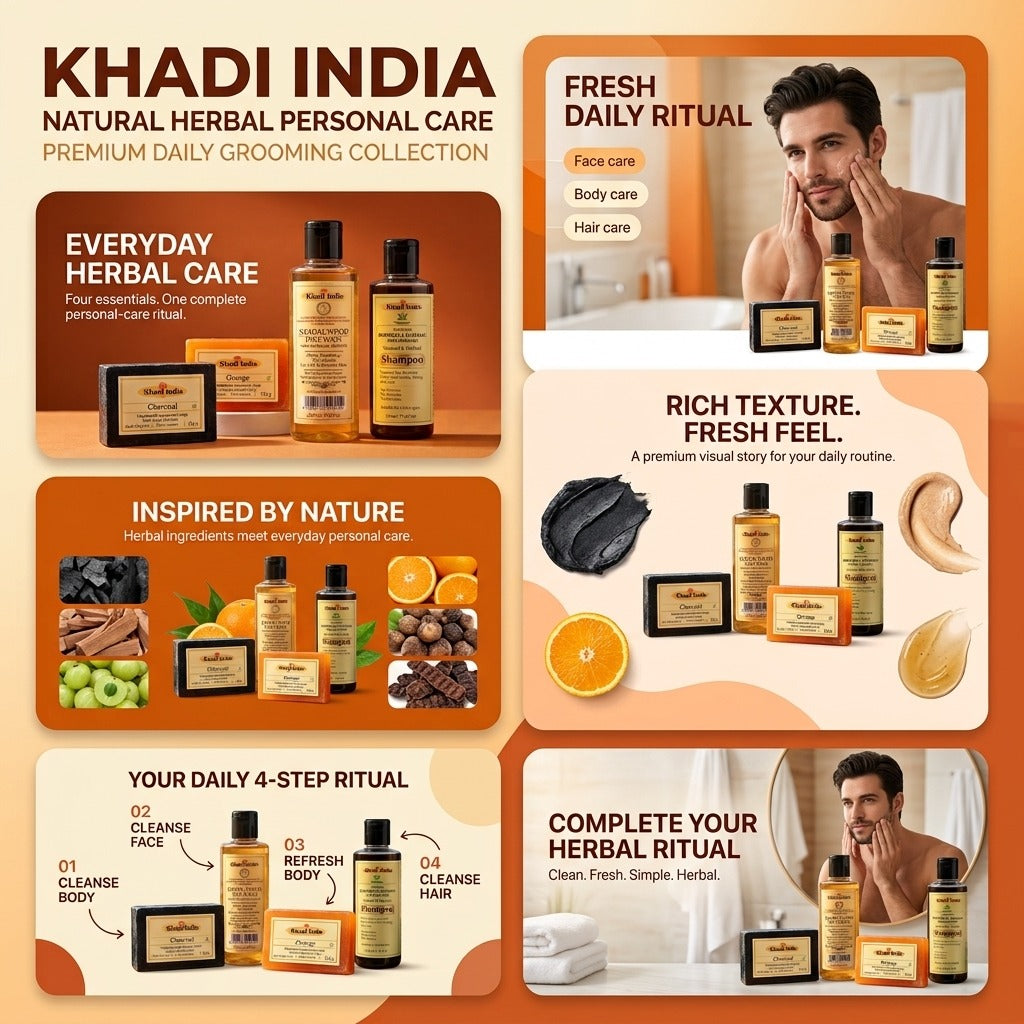 The Daily Herbal Ritual – 4-in-1 Complete Care Combo by Tridosha Herbal